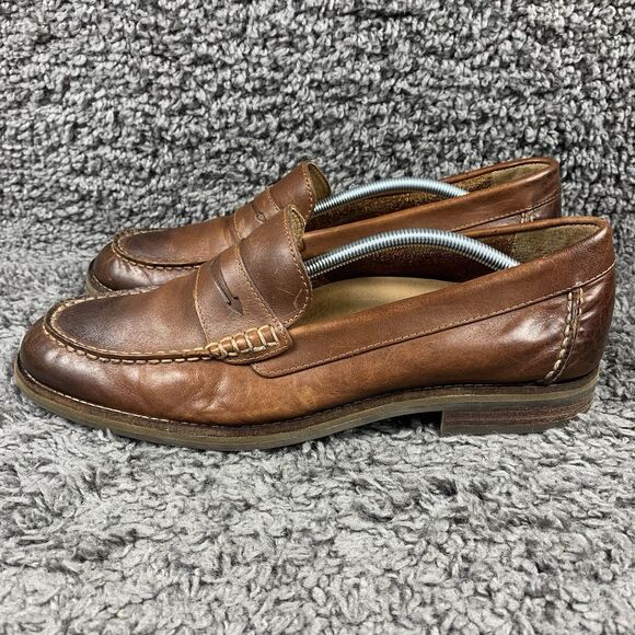 Sperry Topsider Penny Loafer Men 11.5 M Brown STS21473 Leather - Picture 1 of 8